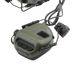 Earmor M32H Mod Headset with ARC Helmet Rail, Foliage Green, With adapters, 22, Single