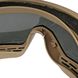 Revision Desert Locust Deluxe Goggle Vermillion Kit, Tan, Transparent, Smoky, Red, Mask