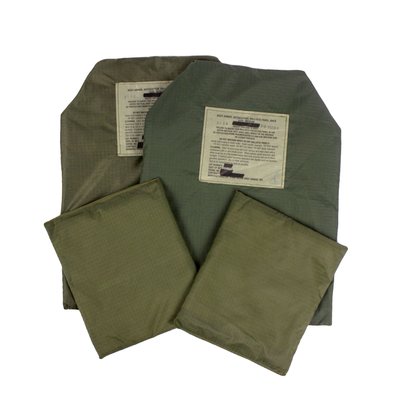 Body Armor Soft Ballistic Panel Inserts (set), Olive, Soft bags, 1