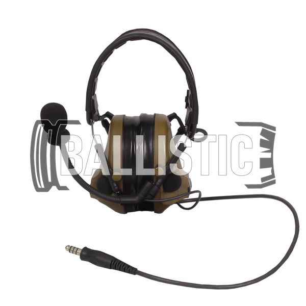 Peltor Сomtac III headset, Coyote Brown, Headband, 23, 2xAAA, Single, Comtac III