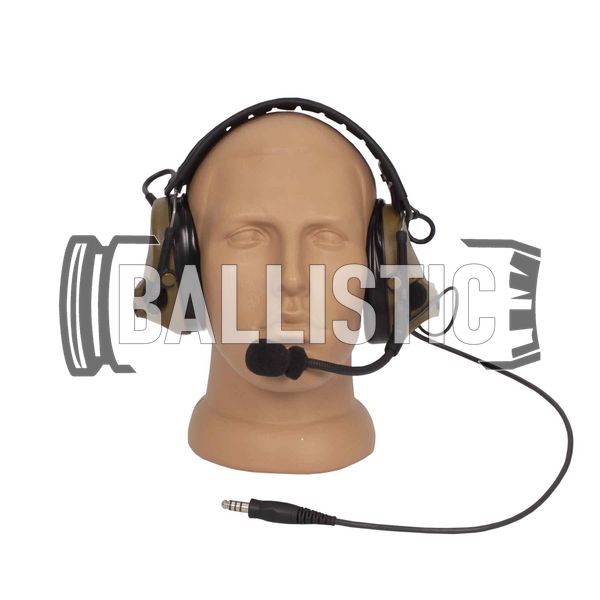 Peltor Сomtac III headset, Coyote Brown, Headband, 23, 2xAAA, Single, Comtac III