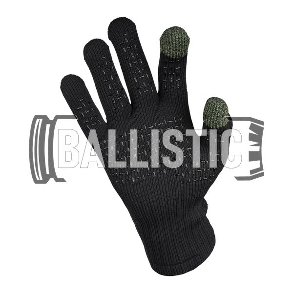 Dexshell Waterproof Thermfit Gloves Merino Wool, Black, Classic, Demi-season, Winter, Small