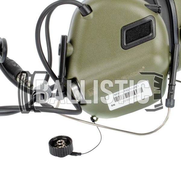 Earmor M32N Mark 3 MilPro Headset, Foliage Green, Neckband, 22, Single