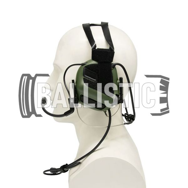 Earmor M32N Mark 3 MilPro Headset, Foliage Green, Neckband, 22, Single