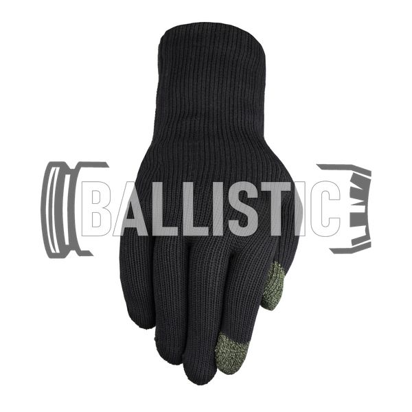 Dexshell Waterproof Thermfit Gloves Merino Wool, Black, Classic, Demi-season, Winter, Small