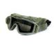 Desert Locust Weather Goggle Kit, Foliage Green, Transparent, Smoky, Mask