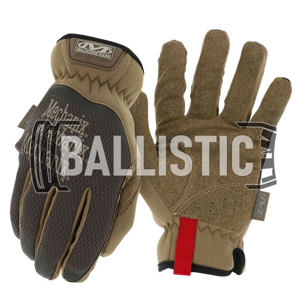 Mechanix Fastfit Brown Gloves, Brown, Classic, Fastfit, Demi-season, Summer, Large