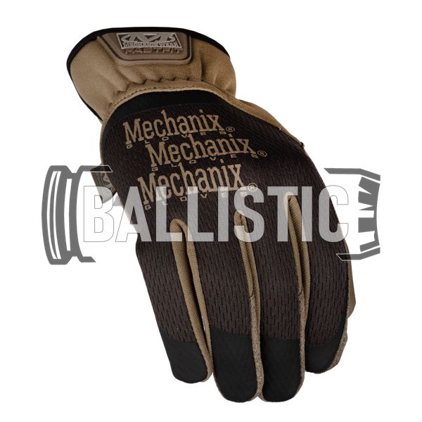 Mechanix Fastfit Brown Gloves, Brown, Classic, Fastfit, Demi-season, Summer, Large