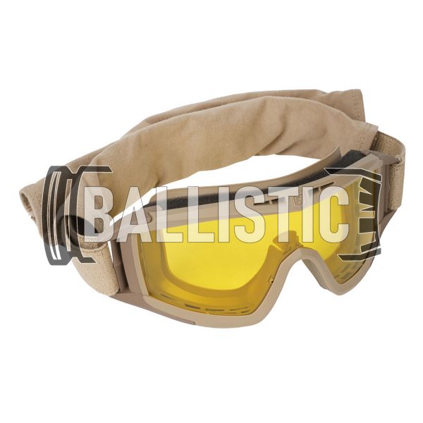 Revision Desert Locust Deluxe Goggle Yellow Kit, Tan, Transparent, Smoky, Yellow, Mask