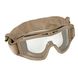 Revision Desert Locust Deluxe Goggle Yellow Kit, Tan, Transparent, Smoky, Yellow, Mask