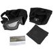 Revision Carrier Locust Goggle Basic Photochromic Kit, Black, Photochromic, Mask