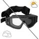 Revision Carrier Locust Goggle Basic Photochromic Kit, Black, Photochromic, Mask