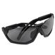 Revision SlingShot Sunglasses 2 Lens Kit (Clear/Smoke), Black, Transparent, Smoky, Goggles