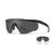 Wiley-X Saber Advanced Tactical Goggles Set 2 lenses, Black, Transparent, Smoky, Goggles