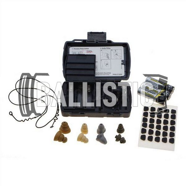 3M Peltor TEP-200 Tactical Digital Earplug Kit, Black, 23, Active