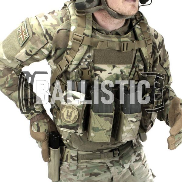 WAS CPC PCR Covert Plate Carrier Multicam Combo with Pathfinder Chest Rig, Multicam, Plate Carrier