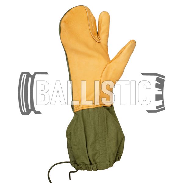 USGI Cold Weather Mitten Shells Trigger Finger Gloves, Olive, Classic, Winter, Medium