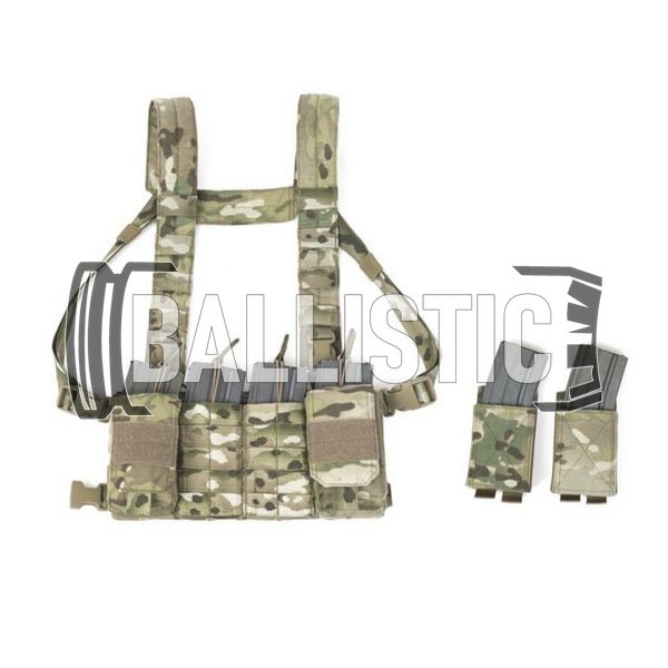 WAS CPC PCR Covert Plate Carrier Multicam Combo with Pathfinder Chest Rig, Multicam, Plate Carrier