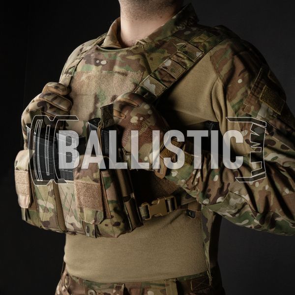 WAS CPC PCR Covert Plate Carrier Multicam Combo with Pathfinder Chest Rig, Multicam, Plate Carrier