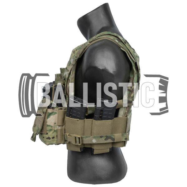 WAS CPC PCR Covert Plate Carrier Multicam Combo with Pathfinder Chest Rig, Multicam, Plate Carrier