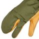 USGI Cold Weather Mitten Shells Trigger Finger Gloves, Olive, Classic, Winter, Medium