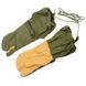 USGI Cold Weather Mitten Shells Trigger Finger Gloves, Olive, Classic, Winter, Medium