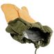 USGI Cold Weather Mitten Shells Trigger Finger Gloves, Olive, Classic, Winter, Medium