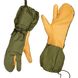 USGI Cold Weather Mitten Shells Trigger Finger Gloves, Olive, Classic, Winter, Medium