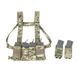 WAS CPC PCR Covert Plate Carrier Multicam Combo with Pathfinder Chest Rig, Multicam, Plate Carrier