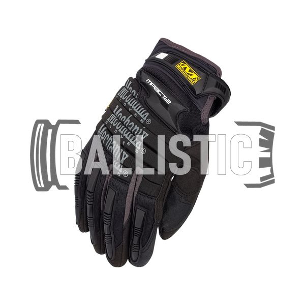 Mechanix M-Pact 2 Black Gloves, Black, Classic, M-Pact, Demi-season, Small