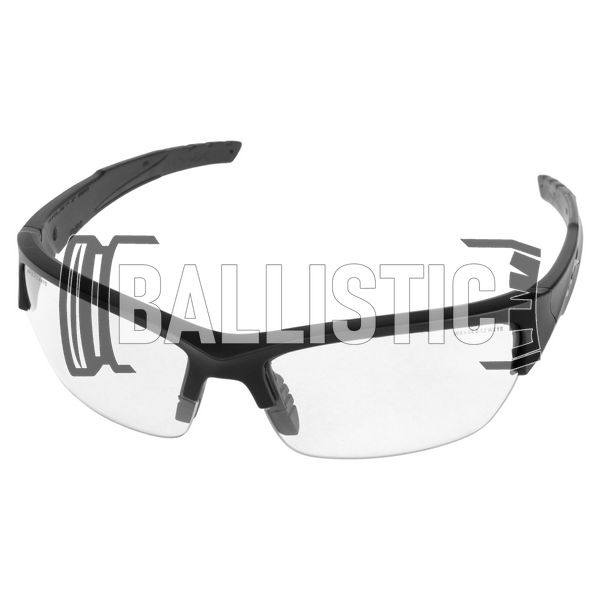 Wiley-X Valor Smoke and Clear Tactical Eyeglasses, Black, Transparent, Smoky, Goggles