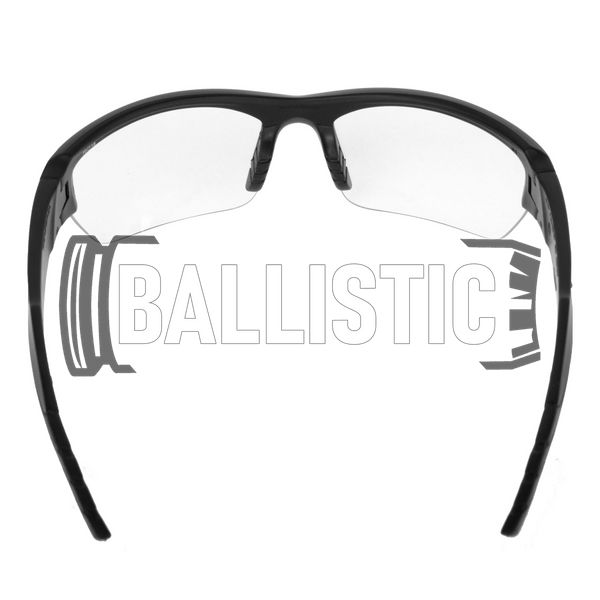 Wiley-X Valor Smoke and Clear Tactical Eyeglasses, Black, Transparent, Smoky, Goggles