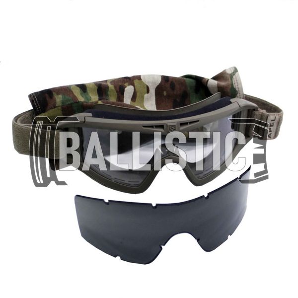 Revision Desert Locust Goggle System Kit Multicam (Used), Multicam, Transparent, Smoky, Mask