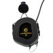 Earmor M32H Mark 3 MilPro Headset with ARC Helmet Rail, Foliage Green, With adapters, 22