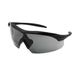 Wiley-X Vapor APEL Grey/Clear Lens/Matte Black Frame Safety Sunglasses, Black, Transparent, Smoky, Goggles