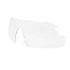 Wiley-X Vapor APEL Grey/Clear Lens/Matte Black Frame Safety Sunglasses, Black, Transparent, Smoky, Goggles