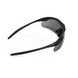 Wiley-X Vapor APEL Grey/Clear Lens/Matte Black Frame Safety Sunglasses, Black, Transparent, Smoky, Goggles