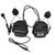 Earmor M32H Mark 3 MilPro Headset with ARC Helmet Rail, Black, With adapters, 22, Single