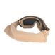 Revision Desert Locust Goggle Smoke Lens, Tan, Smoky, Mask