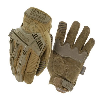 Mechanix M-PACT Coyote Gloves, Coyote Brown, Classic, M-Pact, Demi-season, Small