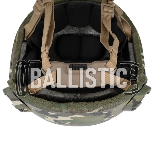 British Army Kevlar MK 7 Helmet visualized for Ops-Core, Multicam, Medium