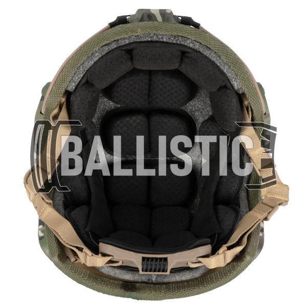 British Army Kevlar MK 7 Helmet visualized for Ops-Core, Multicam, Medium