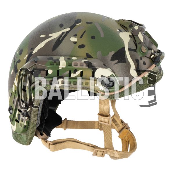 British Army Kevlar MK 7 Helmet visualized for Ops-Core, Multicam, Medium