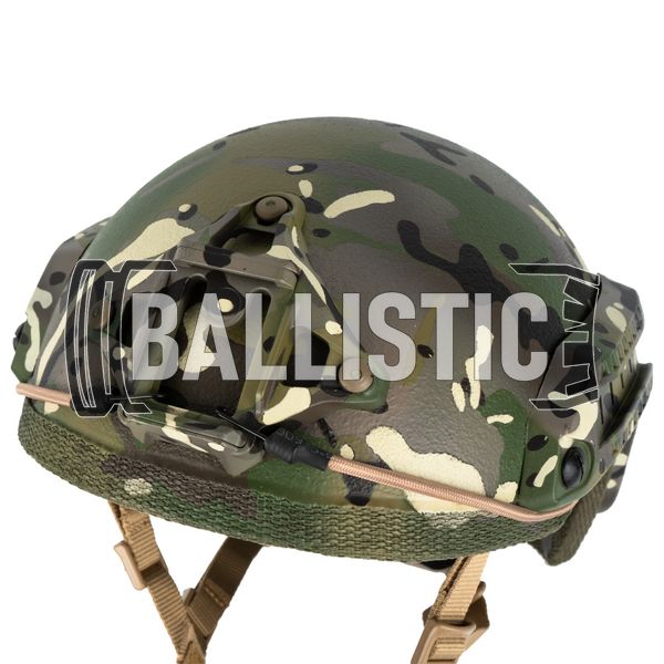 British Army Kevlar MK 7 Helmet visualized for Ops-Core, Multicam, Medium