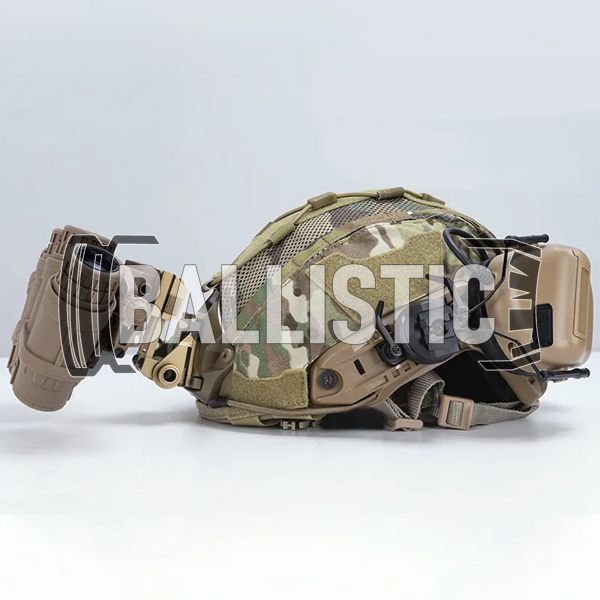 IdoGear Helmet Cover with NVG Battery Pouch, Multicam, Medium, Cover