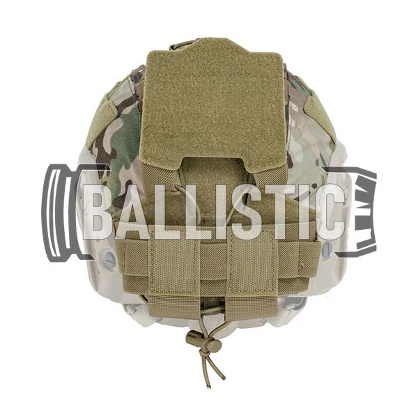 IdoGear Helmet Cover with NVG Battery Pouch, Multicam, Medium, Cover