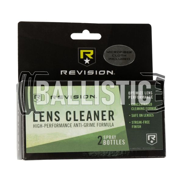 Revision Lens Cleaner Spray Kit with Cloth, Black, Care product