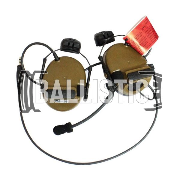 Peltor ComTac III Active headband with ARC adaptors, Coyote Brown, With adapters, 23, 2xAAA, Single, Comtac III