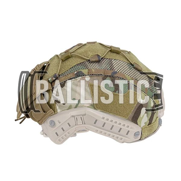 IdoGear Helmet Cover with NVG Battery Pouch, Multicam, Medium, Cover