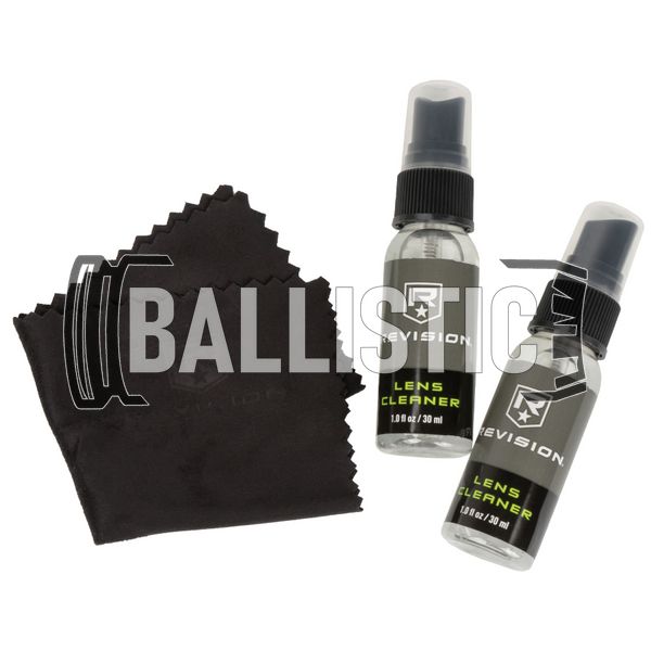 Revision Lens Cleaner Spray Kit with Cloth, Black, Care product